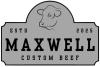 Maxwell Custom Beef Logo
