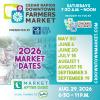 2026 Cedar Rapids Downtown Farmers Market Season Schedule